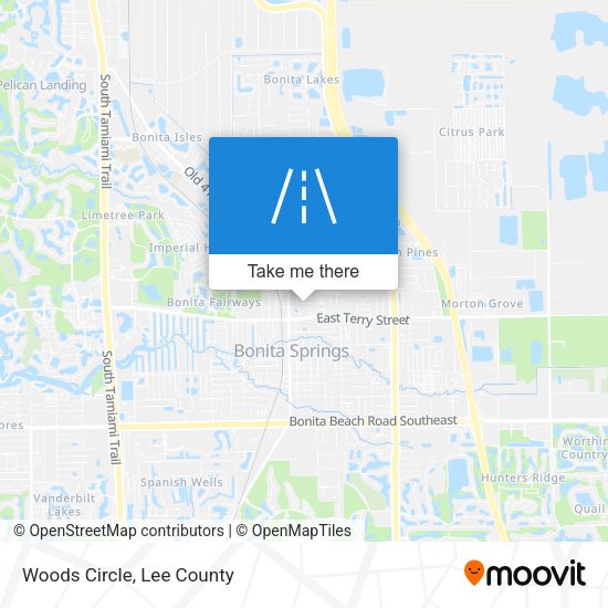 Mapa de Woods Circle