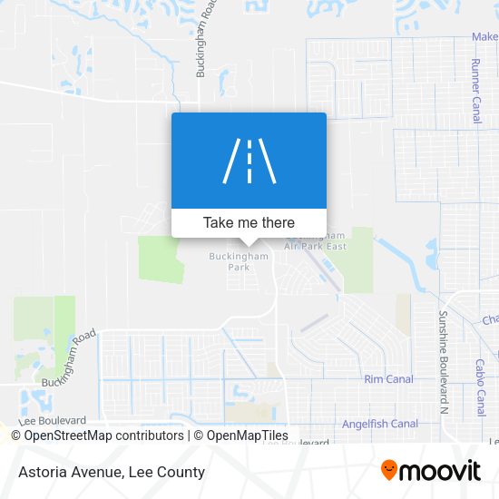 Mapa de Astoria Avenue