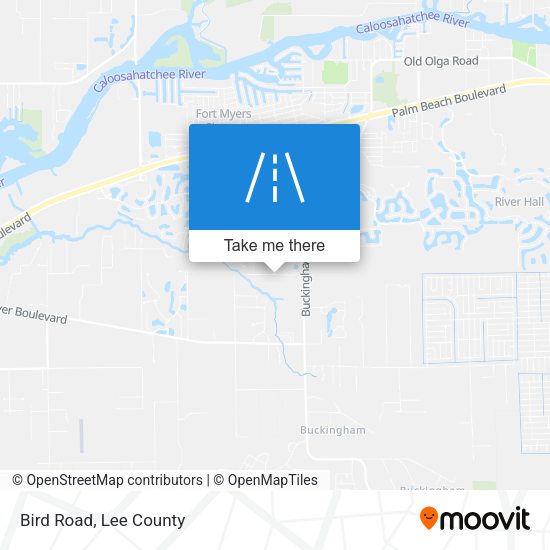 Mapa de Bird Road