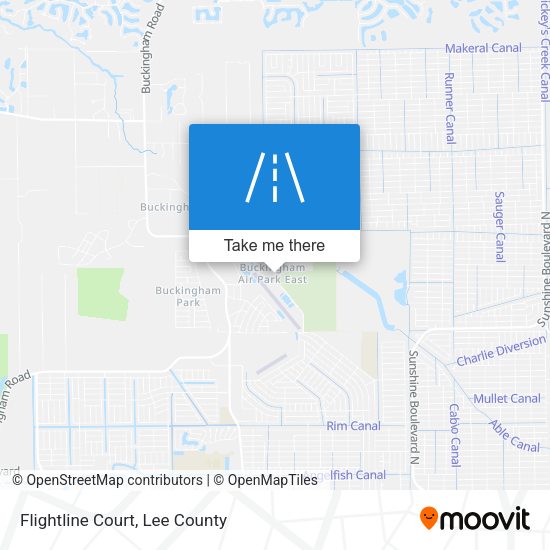 Flightline Court map