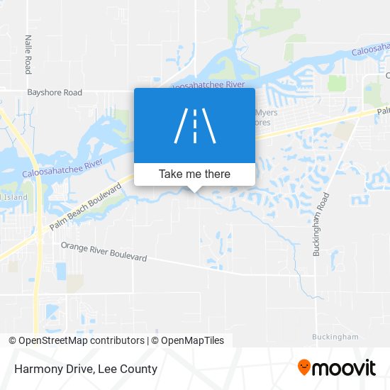 Mapa de Harmony Drive