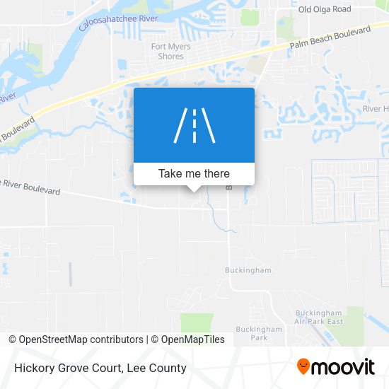 Hickory Grove Court map