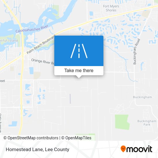 Mapa de Homestead Lane