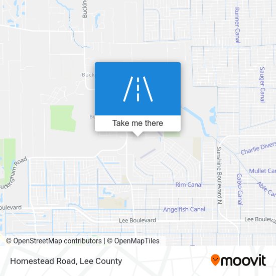 Mapa de Homestead Road