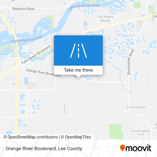 Orange River Boulevard map