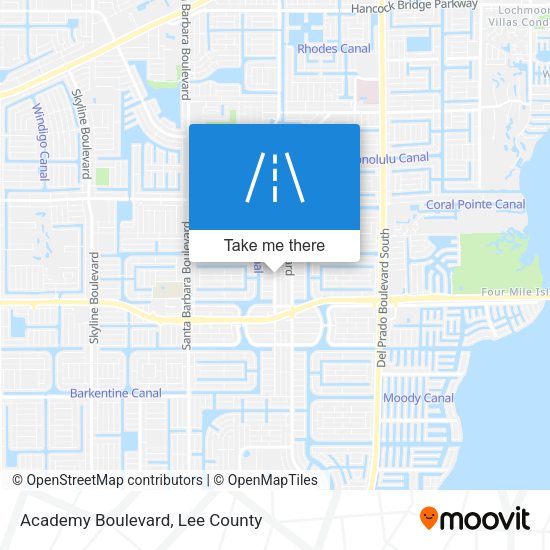 Mapa de Academy Boulevard