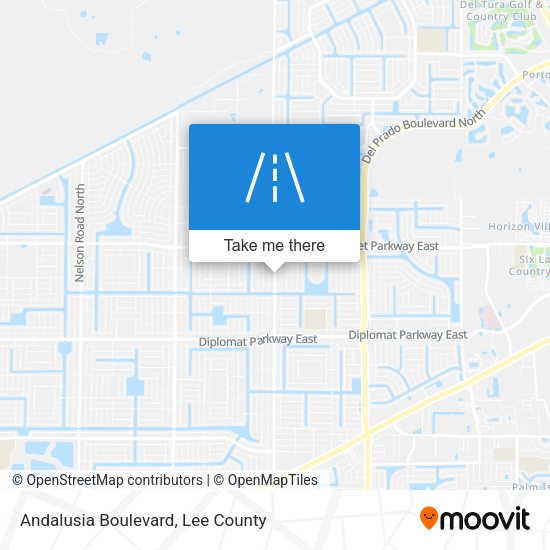 Andalusia Boulevard map