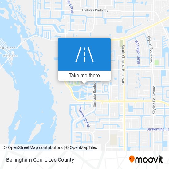 Mapa de Bellingham Court