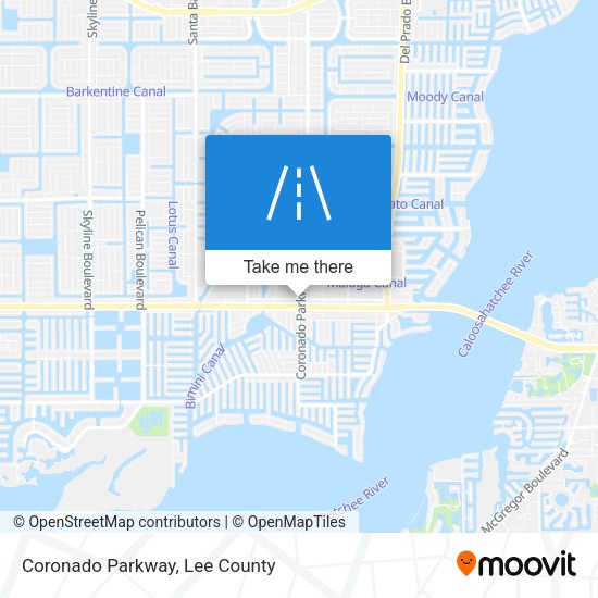 Coronado Parkway map