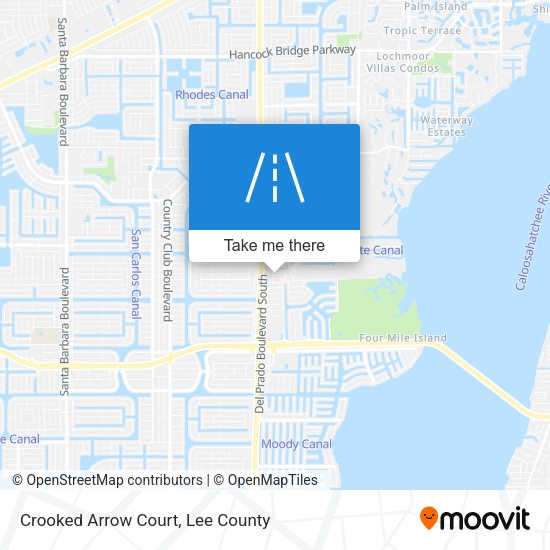 Crooked Arrow Court map