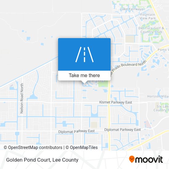 Golden Pond Court map