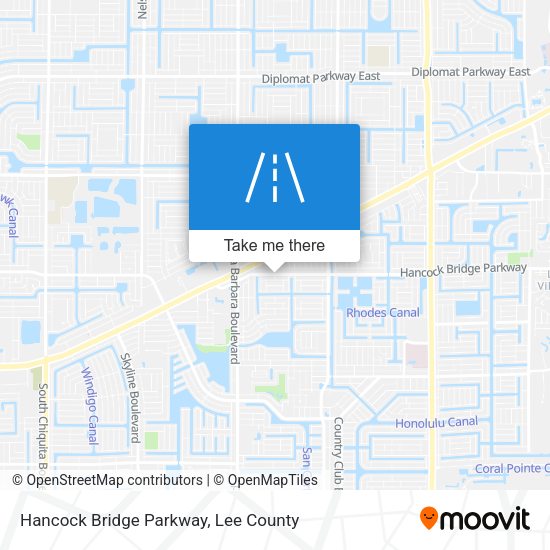 Hancock Bridge Parkway map