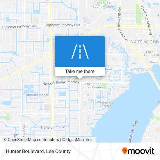 Mapa de Hunter Boulevard