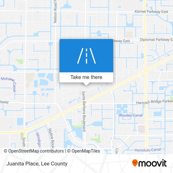 Juanita Place map