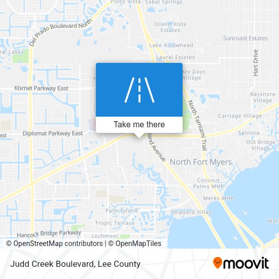 Mapa de Judd Creek Boulevard