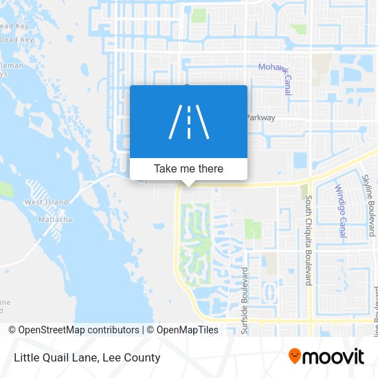 Mapa de Little Quail Lane