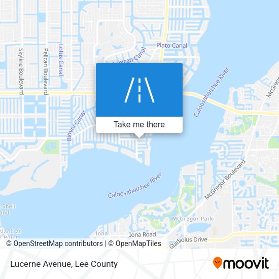 Mapa de Lucerne Avenue
