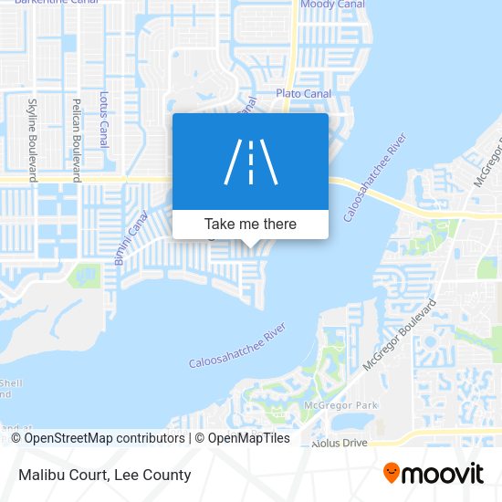 Mapa de Malibu Court