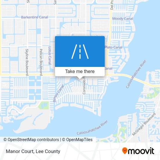 Manor Court map