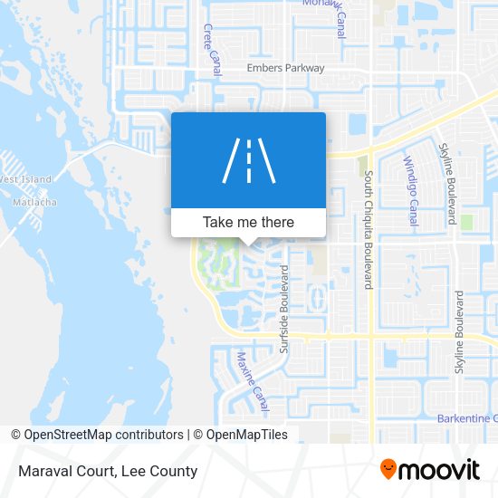 Maraval Court map