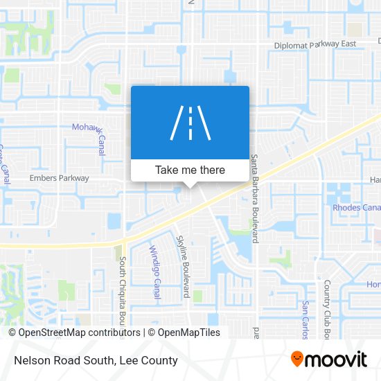 Mapa de Nelson Road South