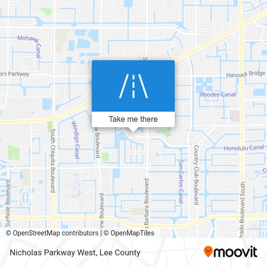 Nicholas Parkway West map