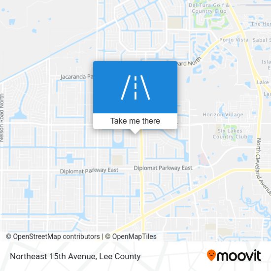 Mapa de Northeast 15th Avenue