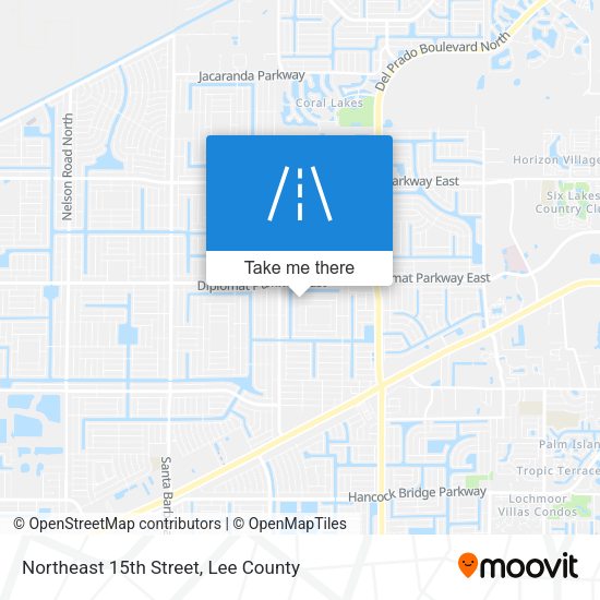 Mapa de Northeast 15th Street