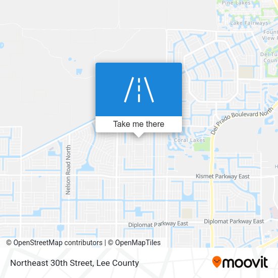 Mapa de Northeast 30th Street