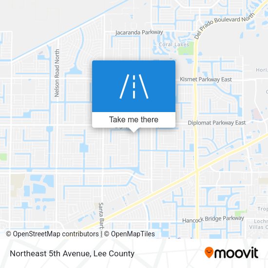 Northeast 5th Avenue map