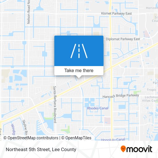 Northeast 5th Street map