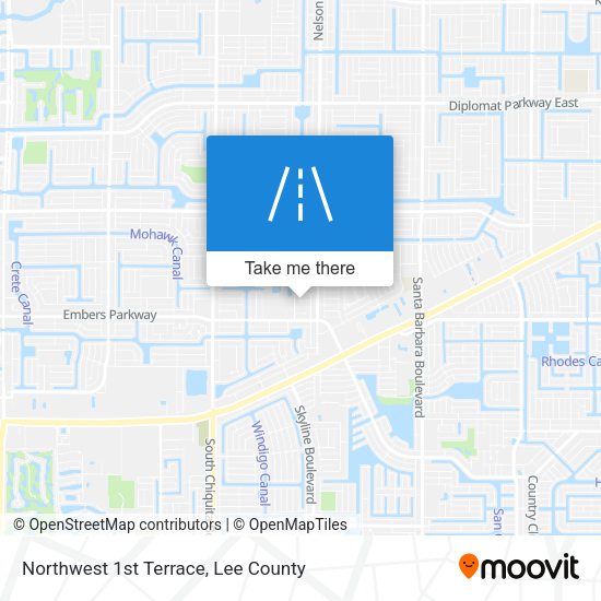 Mapa de Northwest 1st Terrace