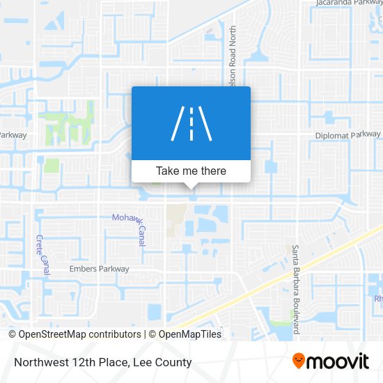 Mapa de Northwest 12th Place