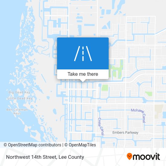Mapa de Northwest 14th Street
