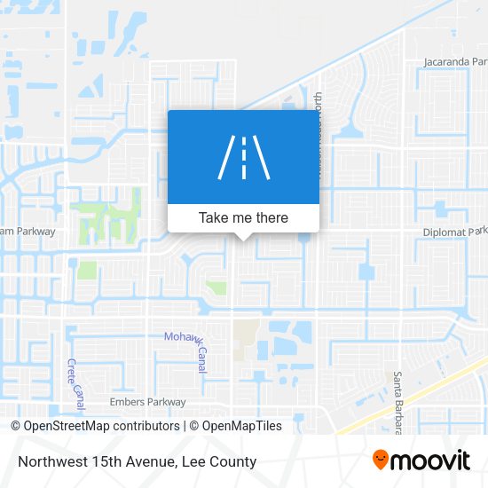 Northwest 15th Avenue map