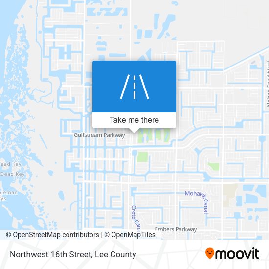 Northwest 16th Street map