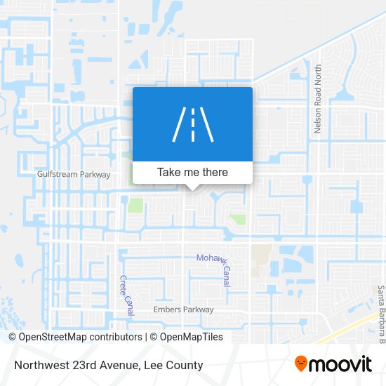 Northwest 23rd Avenue map