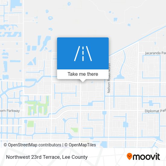 Mapa de Northwest 23rd Terrace
