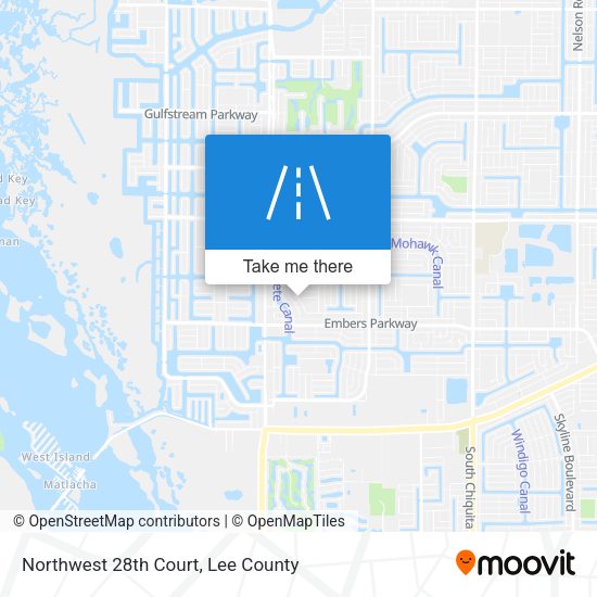 Mapa de Northwest 28th Court