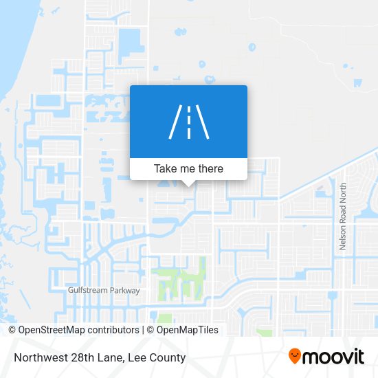 Mapa de Northwest 28th Lane