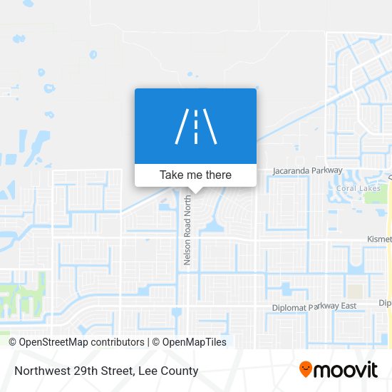 Mapa de Northwest 29th Street