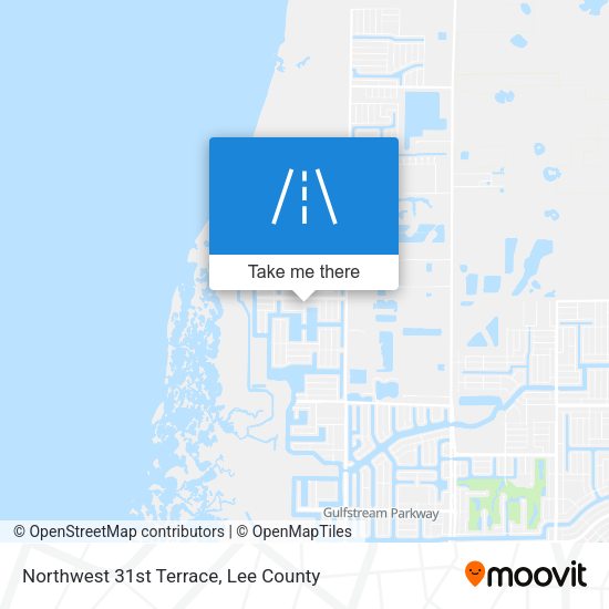 Northwest 31st Terrace map