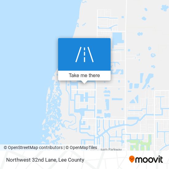 Northwest 32nd Lane map