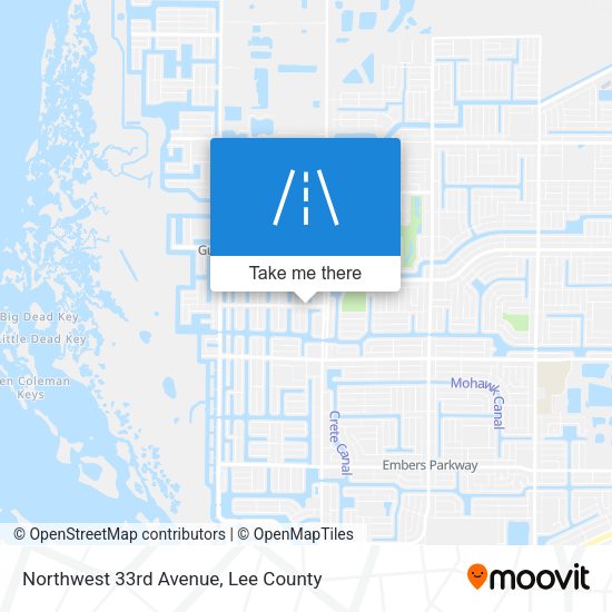 Mapa de Northwest 33rd Avenue