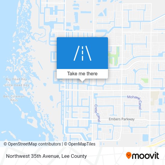 Northwest 35th Avenue map