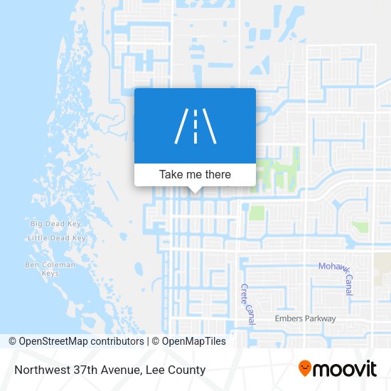 Northwest 37th Avenue map