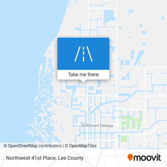 Northwest 41st Place map