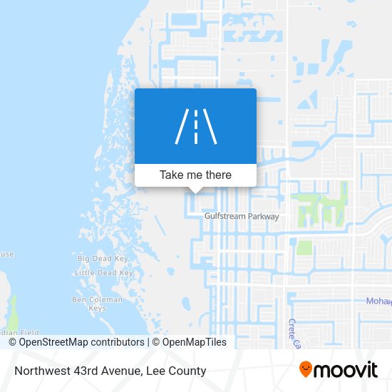 Northwest 43rd Avenue map