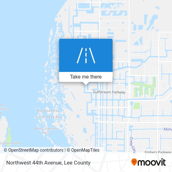 Northwest 44th Avenue map