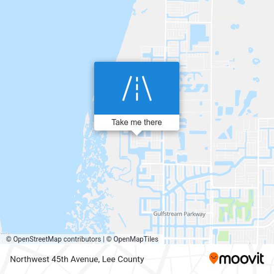 Northwest 45th Avenue map